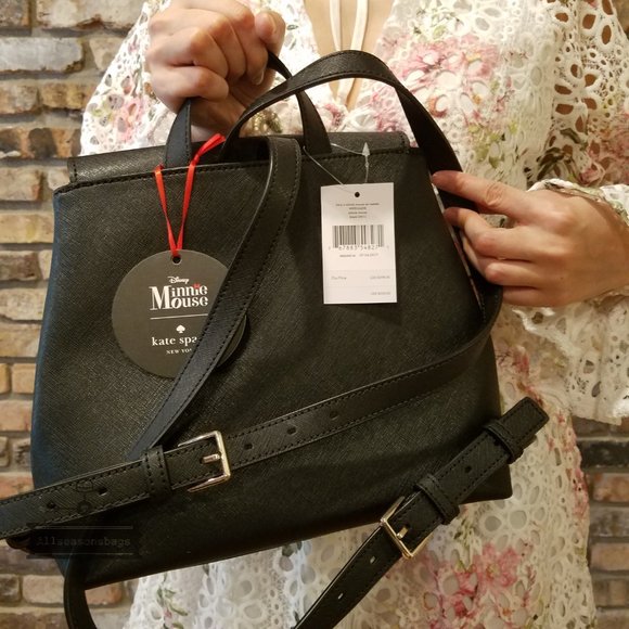Kate spade Minnie mouse Black BACKPACK disney NWT main image 9